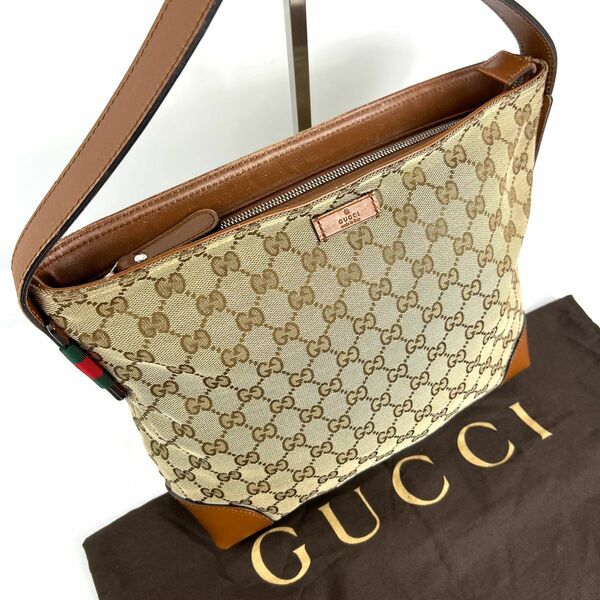 GUCCI グッチ GGキャンバス ショルダーバッグ 337598 レディース ブランド ショルダーバッグ シグネチャー 中古品