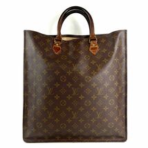 LOUIS VUITTON ルイヴィトン モノグラム サックプラ トートバッグ　 M51140 ブラウン レディース ブランド_画像1