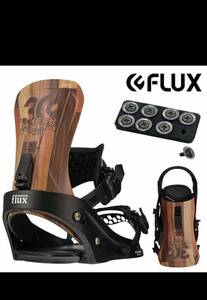 FLUX XV 22-23 s sサイズ ビンディング カービング スノーボード ボード フラックス バインディング 30th 記念 木目 team xf