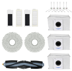 【16点セット】エコバックス T20 OMNI ECOVAC ロボット掃除機 消耗品 交換用パーツ 抗菌ゴミパック/フィルター/サイドブラシ/メインブラシ