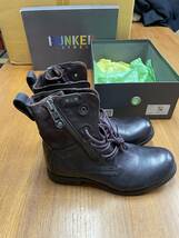 BUNKER バンカーZIP BOOT ジップブーツ POR-P52 P.VINOワイン色　サイズ 41　26cm 本革　新品未使用です_画像4