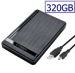 E055 320GB USB2.0 attached outside HDD TV video recording correspondence 