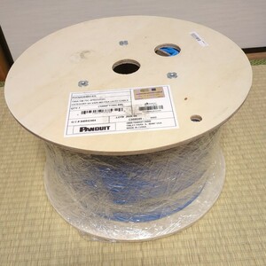 PANDUIT cat6a LANケーブル PUC6AV04BU-EG 305m U/UTPケーブル 23AWG単線 難燃性：CM ケーブル径：φ6.6mm 