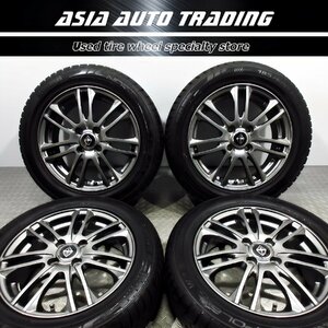 美品 走行極少 Weds VELVA ZS 5.5J+50 PCD100-4穴 MOMO NORTH POLE W-1 185/60R15 2021年製造 フィット シャトル インサイト グレイス 等