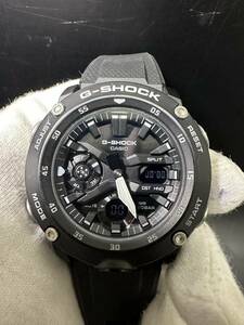 CASIO　カシオ　G-SHOCK　GA-2000　クオーツ　デジタル　メンズ　腕時計　ブラック　NS00097