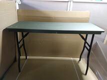 【展示品】Creer クレエ 折りたたみテーブル FOLDING MIL WORKTABLE フォールディング ミル ワークテーブル /オリーブ/ 982100001_画像1