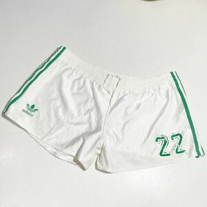 アディダス adidas トレフォイル 3本ライン 90年代 光沢サカパン サッカーパンツ Lサイズ #22