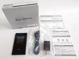 【美品】NEC Aterm MR05LN モバイルルーター■デュアルSIM対応 自動SIM切り替え LTE■WiFiルーター