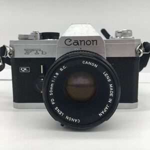 キャノン FTb CANON LENS FD 50mm F1.8 S.C. 単焦点 FD マウント レンズ ボディ セット 一眼レフ カメラ single lens reflex camera NM