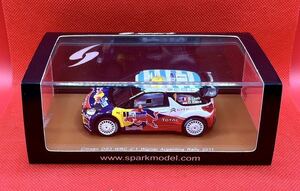 SPARK 1/43 スパーク シトロエン DS3 2011年WRCアルゼンチンラリー優勝 ＃1 Citroen DS3 WRC #1 Winner Argentina Rally 2011 S3308