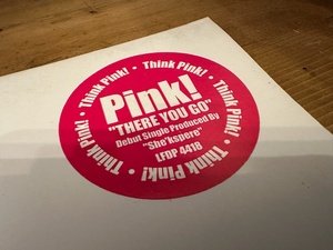 12”★Pink! / There You Go / Pop R&B！