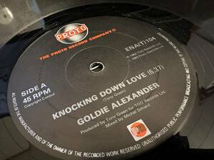 12”★Goldie Alexander / Knocking Down Love / ディスコ・ブギー！！