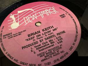12”★Brian Keith / Keep On Lovin' Me / Runnin' In And Out Of My Life / ヴォーカル・ハウス・クラシック！