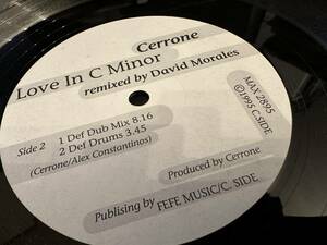 12”★Cerrone / Love In C Minor (Remixed By David Morales) / ディスコ・ハウス・ミックス！