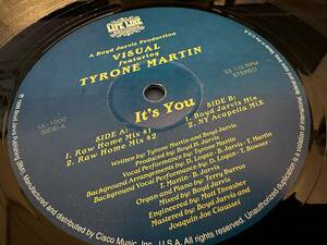 12”★Visual Featuring Tyrone Martin / It's You / Boyd Jarvis / ディープ・ヴォーカル・ハウス！