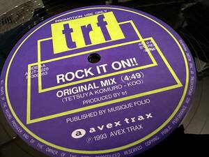 12”★TRF / Rock It On!! / ユーロ・ヴォーカル・ハウス！小室哲哉