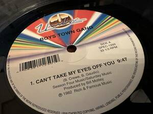 12”★Boys Town Gang / Can't Take My Eyes Off You / I Just Can't Help Believing / ダンス・クラシック！