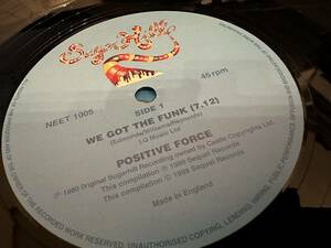 12”★Positive Force / Funky 4 + 1 / We Got The Funk / That's The Joint / ダンス・クラシック！