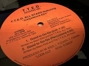 12”★T.T.E.D. All Stars featuring Kasanova Kev / Good To Go-Go / Go-Go / ファンク！