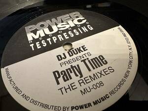 12”★DJ Duke Presents Clubpeople Featuring Ela'n / Party Time (Remixes) ハウス・クラシック！