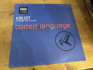 12”★Krust / Coded Language / Excuses / ドラムンベース！