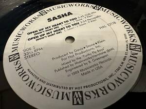 12”★Sasha / Open Up My Heart To You (Don't Hurt Me) / Freestyle！!