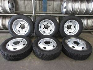  бесплатная доставка зимний 205/70R16 TOYO M935 21 год spew groove Elf Titan Atlas TB16×5.5J 116.5-8 5 дыра двусторонний повторный покраска 6шт.