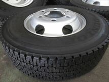 送料無料　スタッドレス　225/80R17.5　DUNLOP　SP001　22～23年　4トン17.5×6.00　再塗装　6本　フォワード　レンジャー　ファイター等_画像3