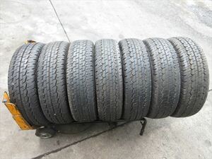 送料無料　195/70R15　104/102　DUNLOP　SPLT30　202007製　7本set　バリ溝　Dyna　ToyoAce　Dutro