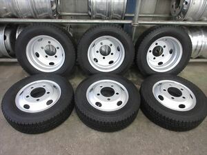 送料無料　スタッドレス　バリ溝　205/70R16　TOYO　M935　21年　エルフ　タイタン　アトラス　TK16×5.5J　116.5-8TC　5穴　再塗装　6本