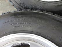 送料無料　スタッドレス　225/80R17.5　DUNLOP　SP081　19～20年　4トン17.5×6.00　6穴　再塗装　6本　フォワード　レンジャー ファイター_画像6