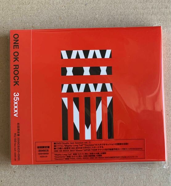 【新品】35xxxv 初回限定盤 ONE OK ROCK ワンオク