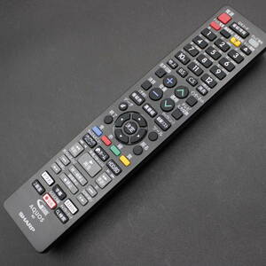 S2822『送料無料』【動作確認済 スピード発送】GB212PA SHARP シャープ AQUOS アクオス BD レコーダー 純正 リモコン送信機 RC TV 映像機器