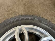 中古 スタッドレスタイヤ 4本セット ブリヂストン ブリザック DM-V2 225/65R17 17インチ 2018年 7.5J＋27 5H112 BMW X3 X4 等_画像3