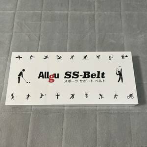 【未開封】Allgu-SS BELT LM1741 滑車式 骨盤ベルト ゴルフ サポーター 特許構造 ズレない 瞬間調節 腰 姿勢 携帯袋付き グレー M