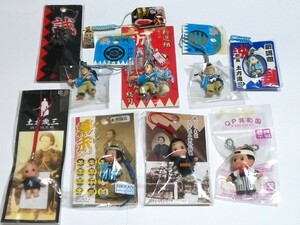 ☆ご当地 新撰組 根付けセット【近藤勇・土方歳三・沖田総司】☆ ご当地 キューピー＋ご当地 新撰組 ☆未開封品セット