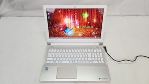 【7513】1円~ Windows ノート PC TOSHIBA dynabook T65/CG IPS 15.6インチ FHD Core i7 7500U RAM4GB HDD1TB Office ジャンク品