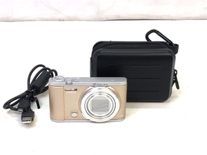 【7658】CASIO カシオ EX-ZR1800 ゴールド EXILIM HIGH SPEED デジカメ ZR高倍率モデル デジタルカメラ 簡易動作確認済み 中古品