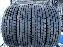 ●5939 冬 ほぼ新品 ブリヂストン W969 205/80R17.5 114/112LLT 4本 2016年製_画像1