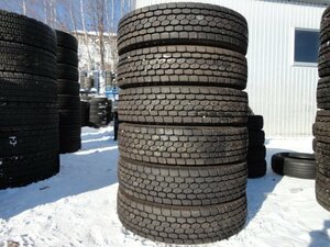 ●5957 イボ付10分山 ミックス ブリヂストン M800 225/90R17.5 127/125L 6本 2018年製