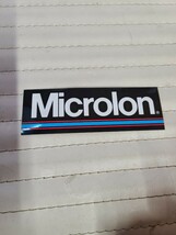 MICROLON0ステッカー　当時物　ビンテージステッカー　レア物　ミシュロン　昭和レトロ_画像1