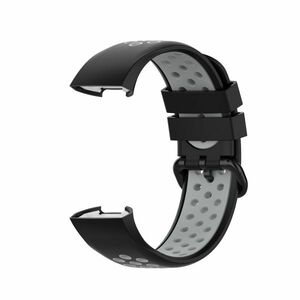 Fitbit Charge 3/4 バンド 交換ベルト シリコン メッシュ グラックXグレー L