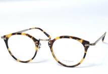 未使用 OLIVER PEOPLES オリバーピープルズ LIMITED EDITION 雅 505 DTB メガネ 眼鏡 鼈甲 ボストン_画像3