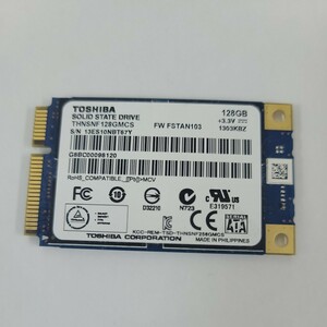 【動作確認済】TOSHIBA THNSNF128GMCS 128GB mSata【1円スタート】P02291