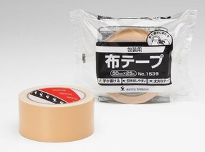 [ immediate payment * superior article ] temple hill factory cloth tape / cloth adhesive tape [ cream /1 volume ]* thickness 0.13mm× width 50mm×25m package entering (No.1539)