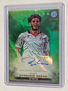 2022-23 Topps Inception Autograph Zvonimir Boban /99シリアル ズボニミール・ボバン 直筆サインカード