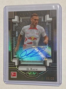 2022-23 Topps Tier One Bundesliga Black Autograph David Raum /25 ダヴィド・ラウム 直筆サインカード