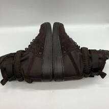 【28.5cm】Nike SF Air Force 1 High Velvet Brown ナイキ スペシャル フィールド エアフォース1 ベルベット ブラウン (864024-203) F181_画像5