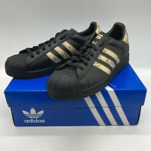 【27.5cm】 adidas superstar black snake アディダス スーパースター ブラック スネーク メンズ スニーカー (672724) F185