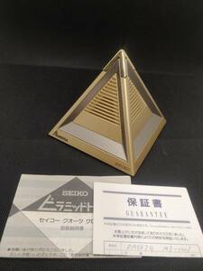 SEIKO セイコー PYRAMIDTALK ピラミッドトーク　DA587G 取扱説明書・保証書付き 状態良好 未使用品 動作確認済み